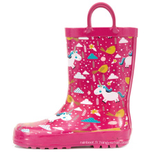 2020 Nouvelles bottes de pluie en caoutchouc naturel de mode Walmart pour hommes Bottes de pluie pour les enfants